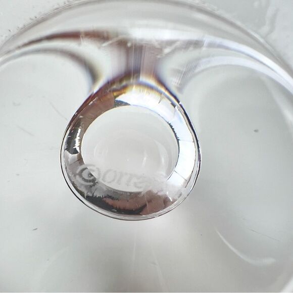 Orrefors Sweden Stars Crystal Candle Holder 5.5" Diameter - Picture 4 of 8